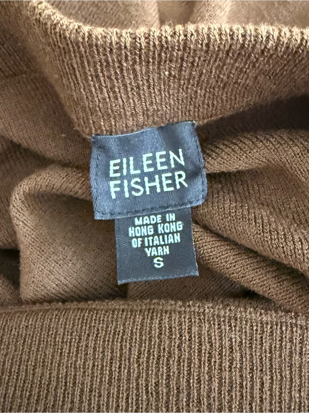Eileen Fisher Brown Wool  Midi Skirt Pull On Size small. In good condition.

•Le - Picture 3 of 4